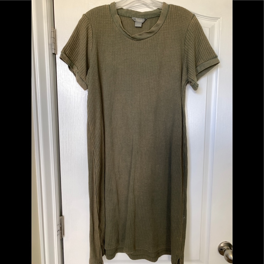 Natural Reflections acid wash waffle dress.